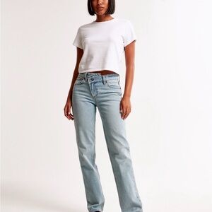 Abercrombie & Fitch Light Blue Straight Leg Jeans